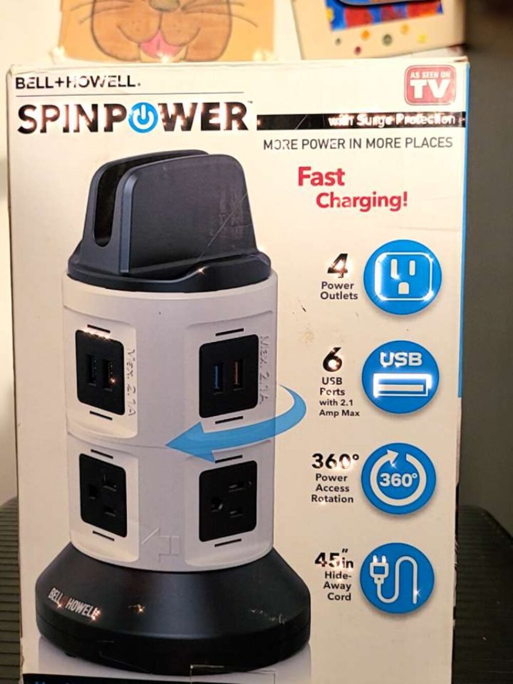 BELL HOWELL OUTLET/CHARGER - Picture 10 of 11